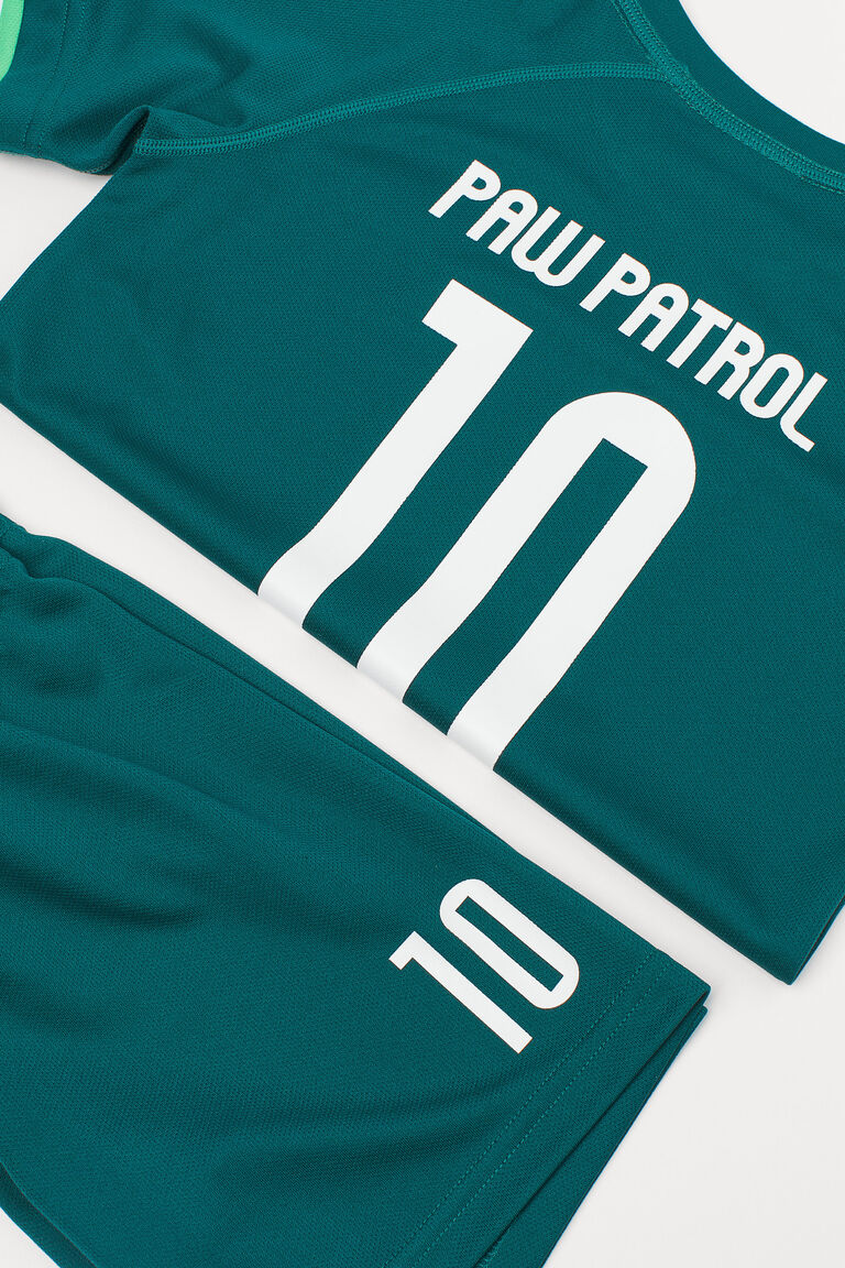 Printed football kit