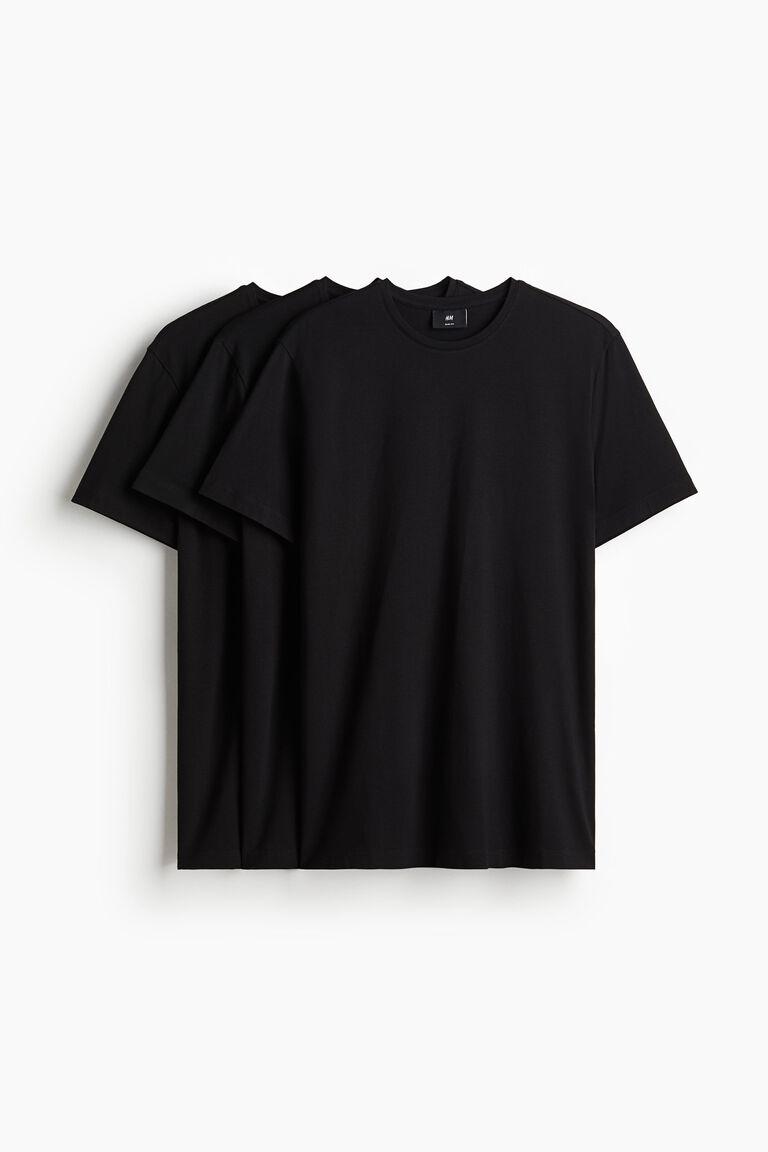 3-pack Slim Fit T-shirts