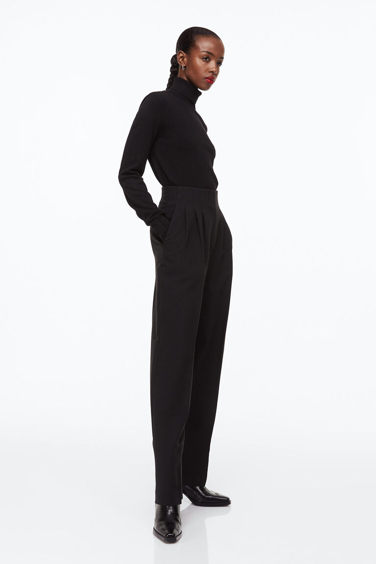 5011209 Black Polo Neck Jumper
