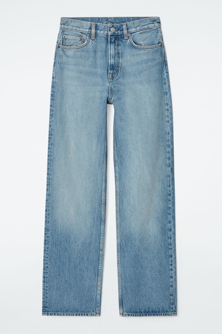 COLUMN STRAIGHT-LEG JEANS