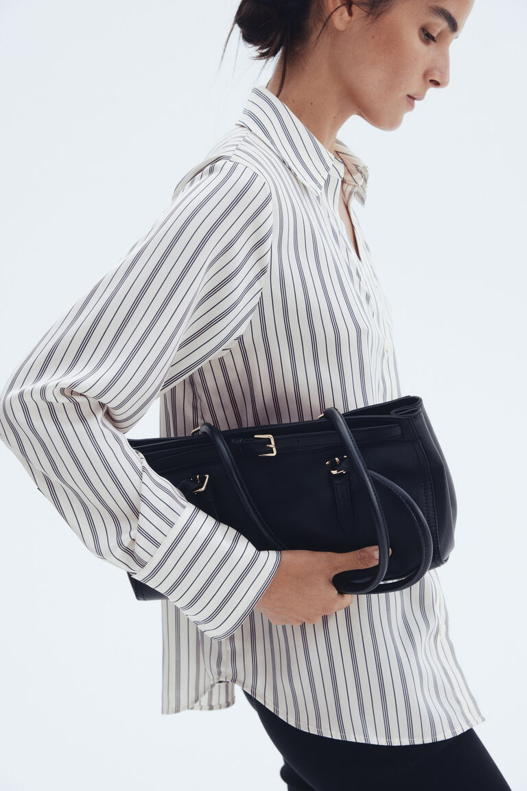 V-neck blouse