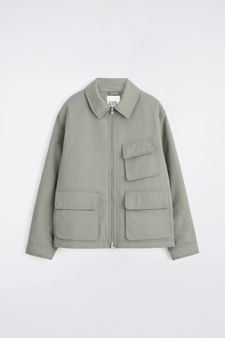 PADDED NYLON UTILITY JACKET