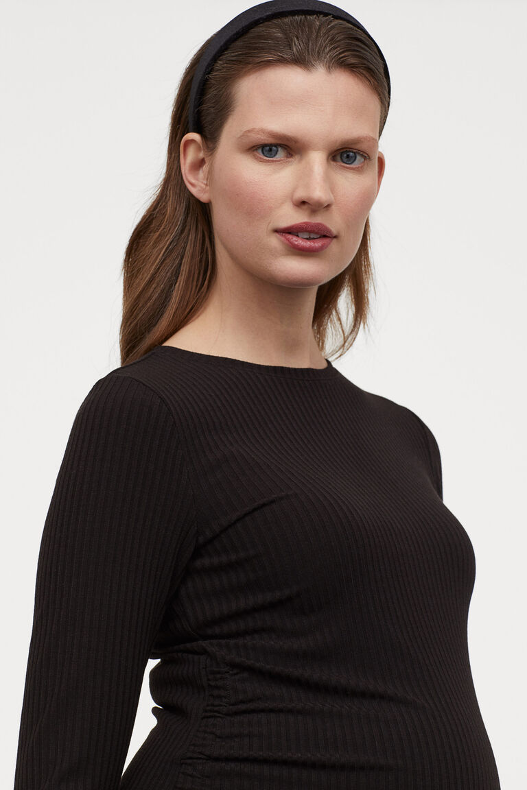 MAMA Ribbed dress