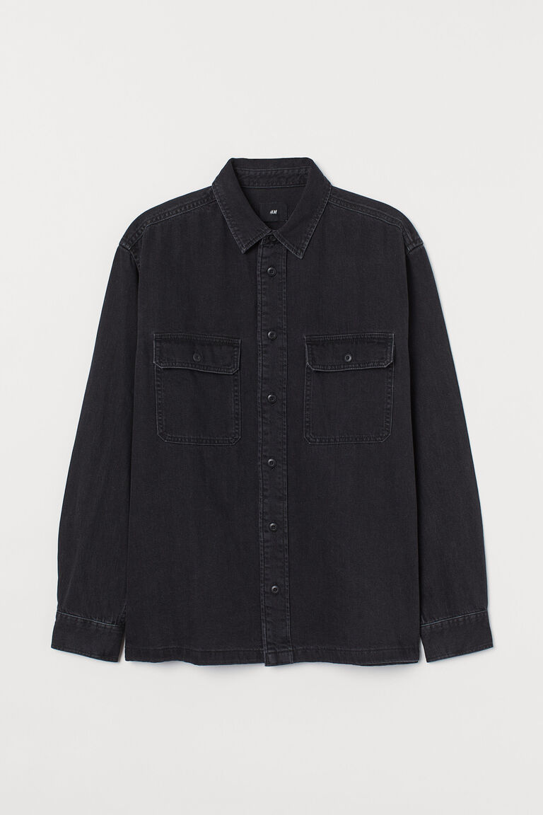 Denim shirt jacket