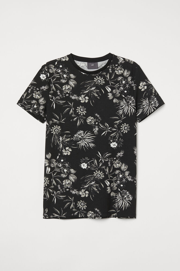 H&m flower t shirt Clearance
