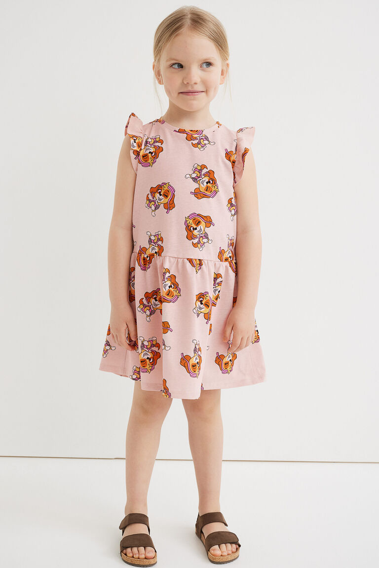 Printed cotton dress