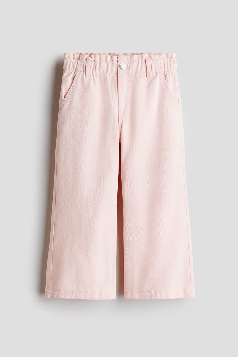 Wide Leg paper bag jeans