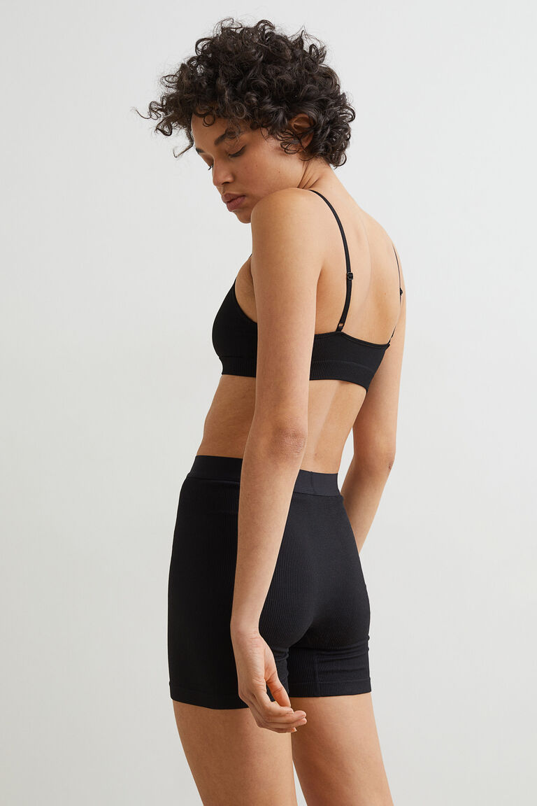 Seamless biker shorts