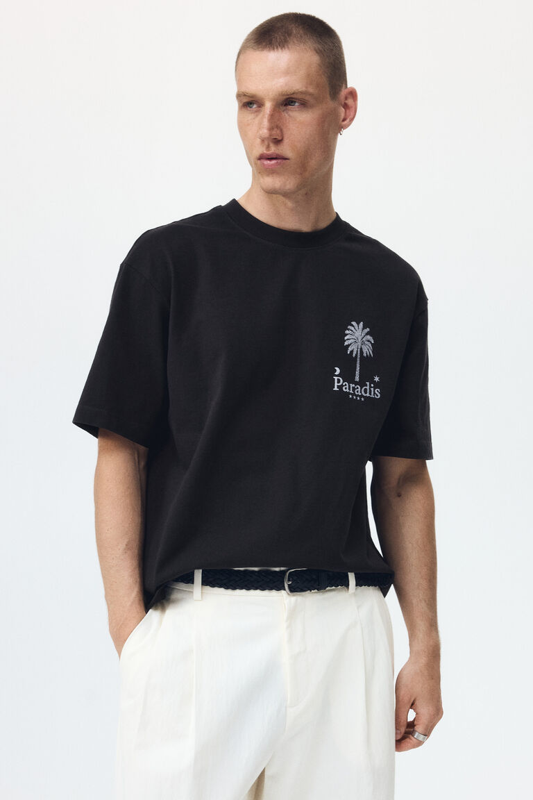 Relaxed Fit Printed cotton T-shirt