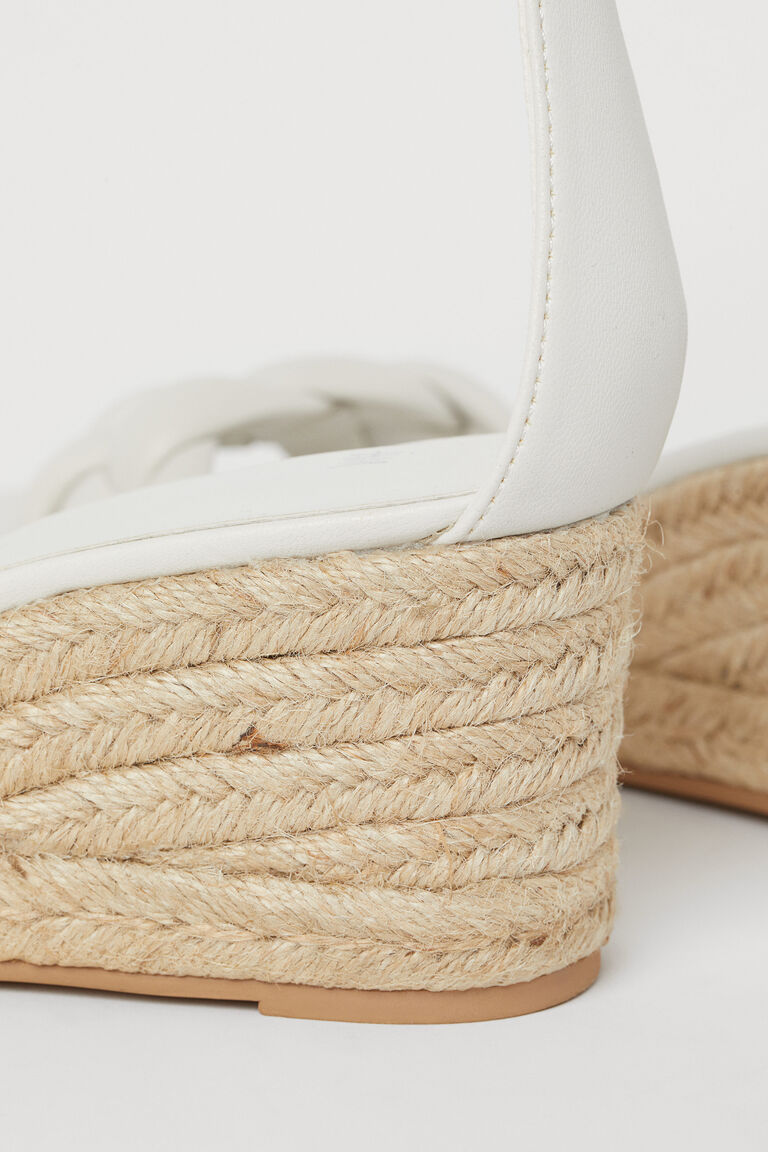 Wedgeheeled espadrilles