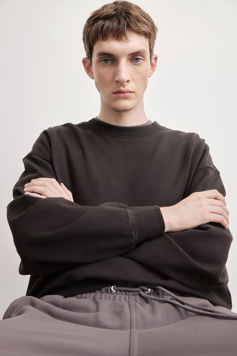【関税&送料込】Mcm Black Stretch Polyester Blend Sweatshirt Sweatshirts - MSCH Copenhagen - MSCHIma Q Logo Hood Sweatshirt