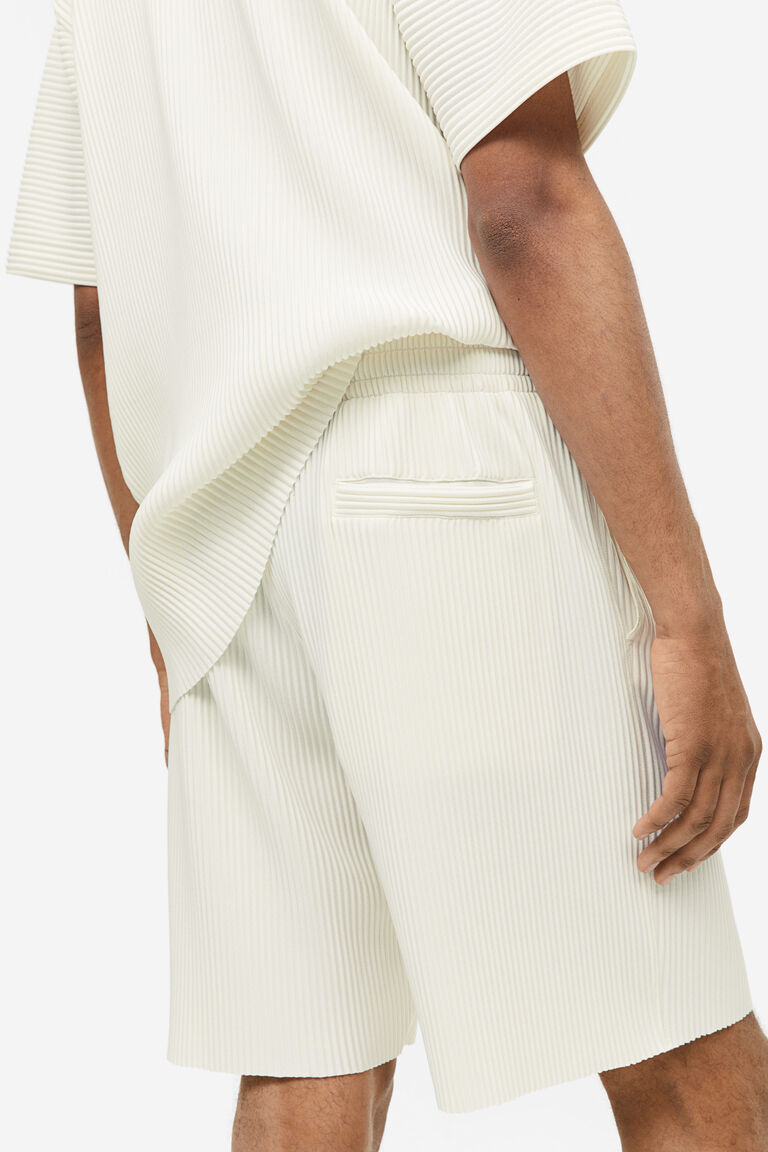 Regular Fit Pleated shorts
