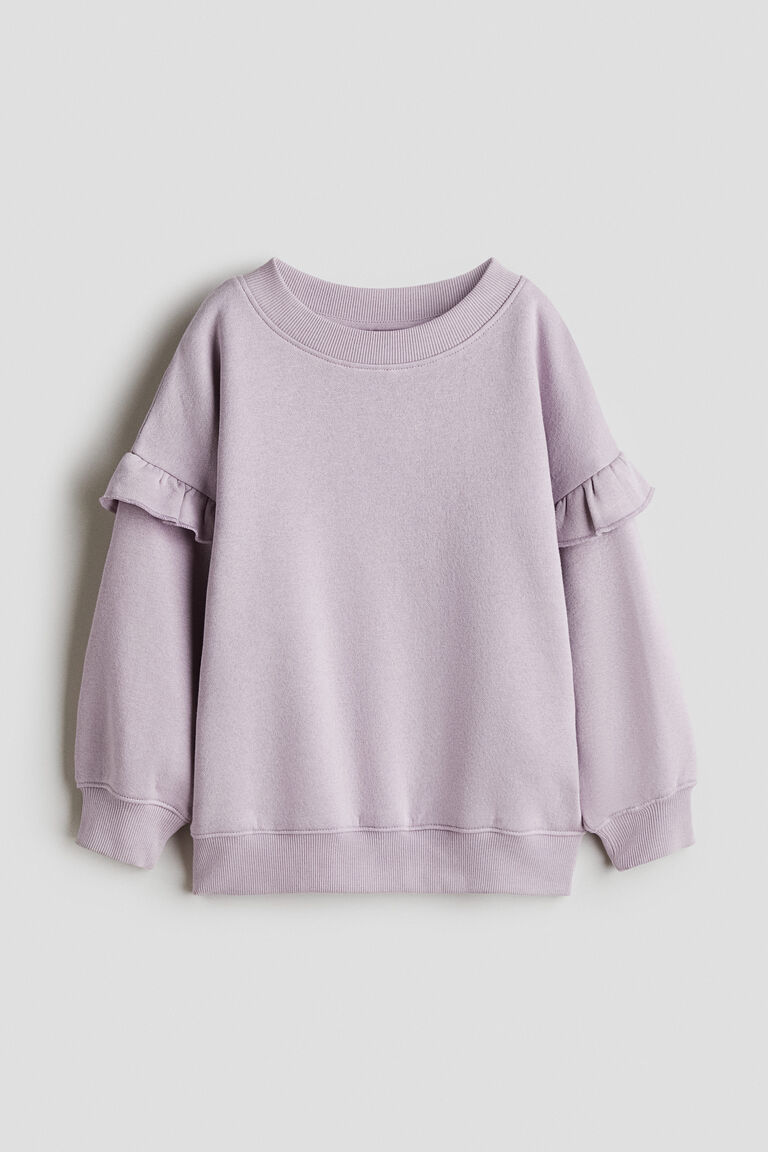 Frilled sweatshirt
