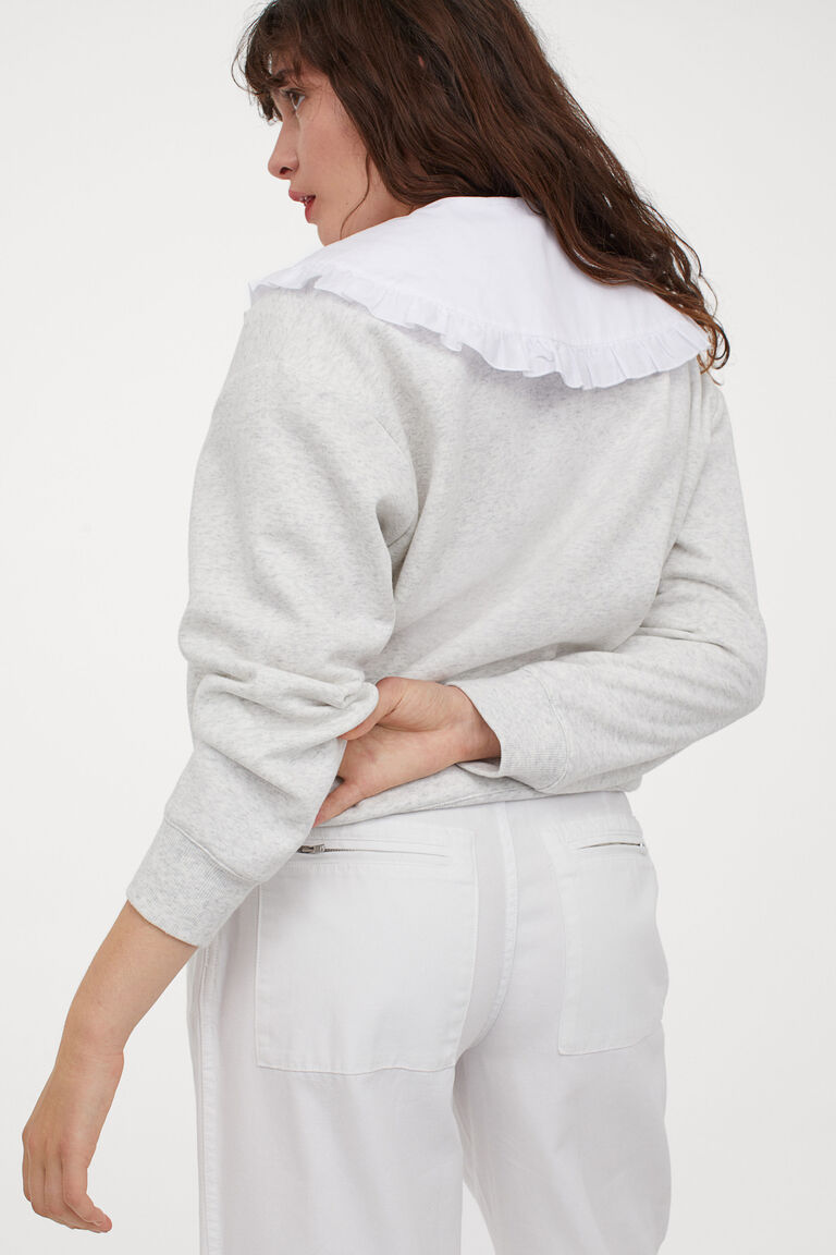 Collared sweatshirt Clearance