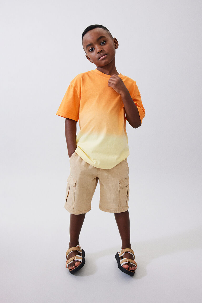 Tシャツ・カットソー SUNNEI ORANGE COTTON T-SHIRT Sunnei cotton t-shirt PRM EU