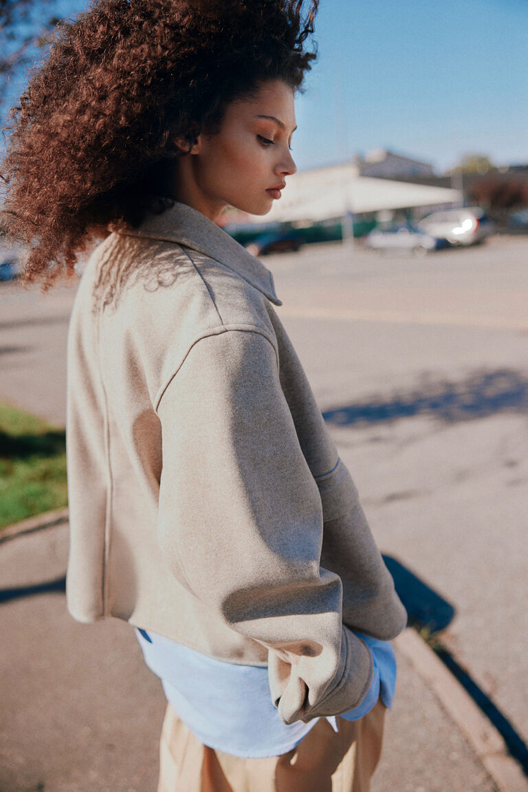 Button-front jacket