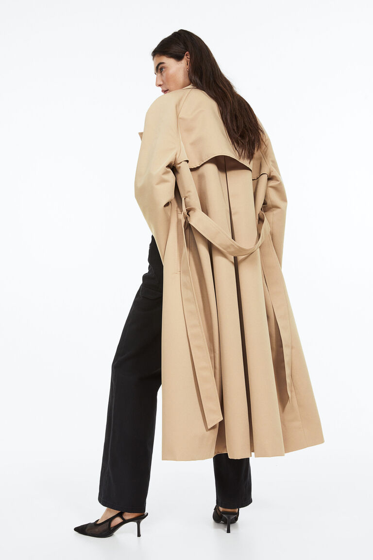 3550070 Anthracite Double-Breasted Coat