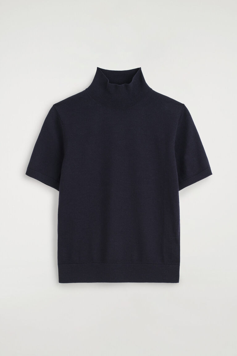 เสื้อท็อปคอเต่าสูงผ้าวูลเมอริโน