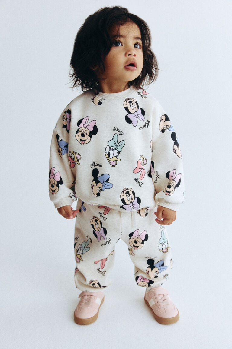 2-piece printed sweatshirt set