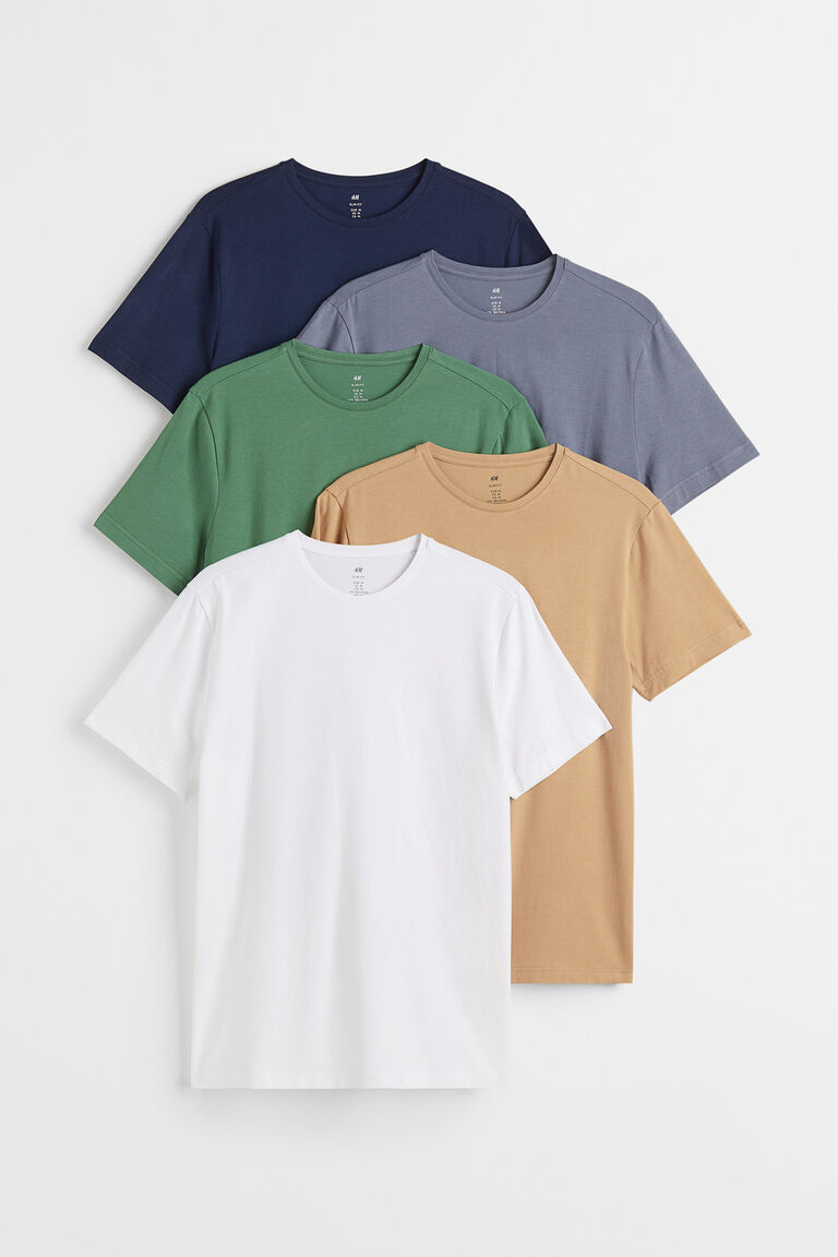 5pack Slim Fit Tshirts