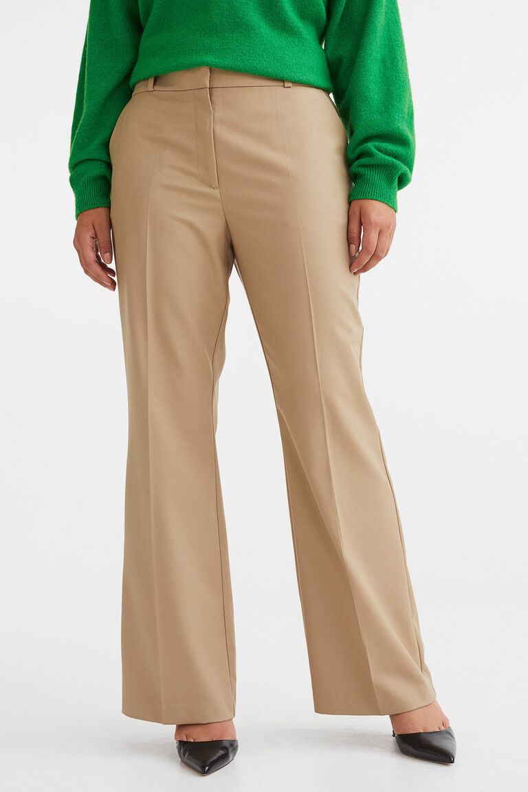 Flared Trousers  High Waisted Tailored Fit main image 1