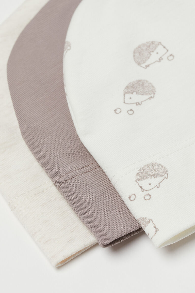 3pack cotton jersey hats