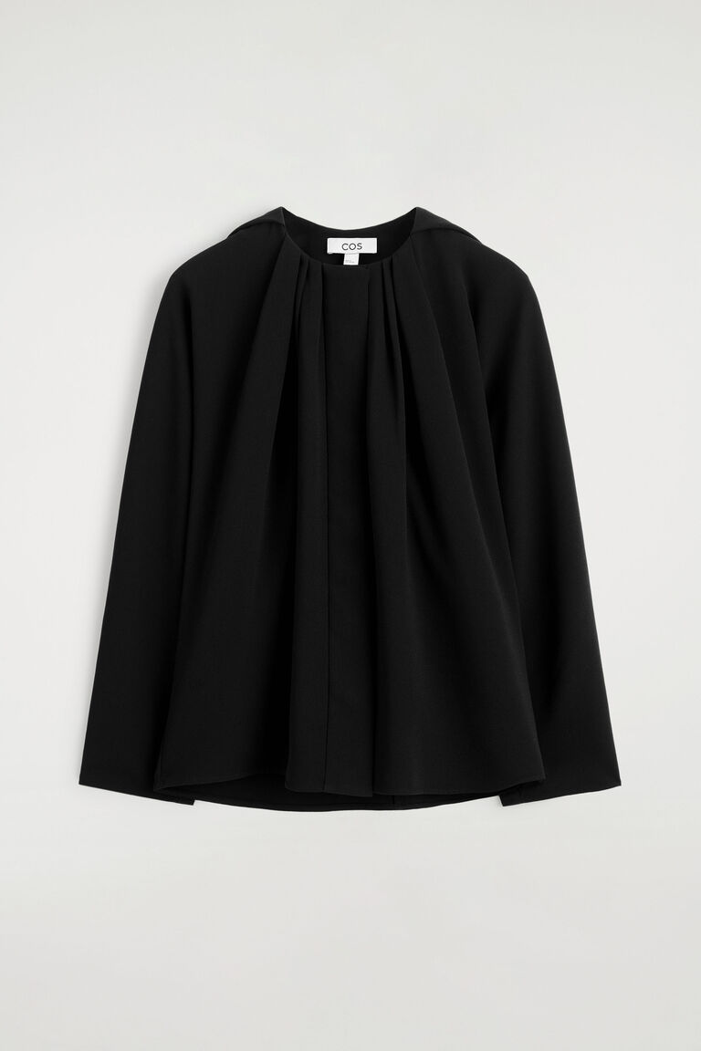 VOLUMINOUS PLEATED BLOUSE