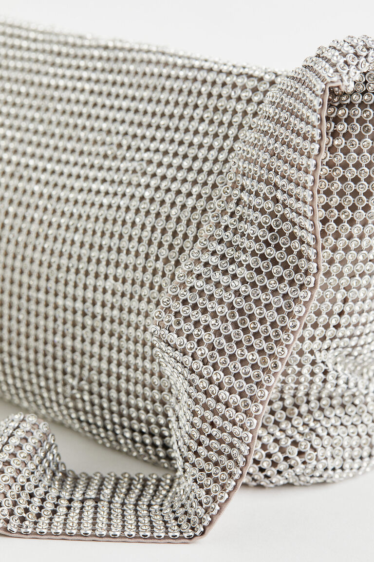 Rhinestone shoulder bag