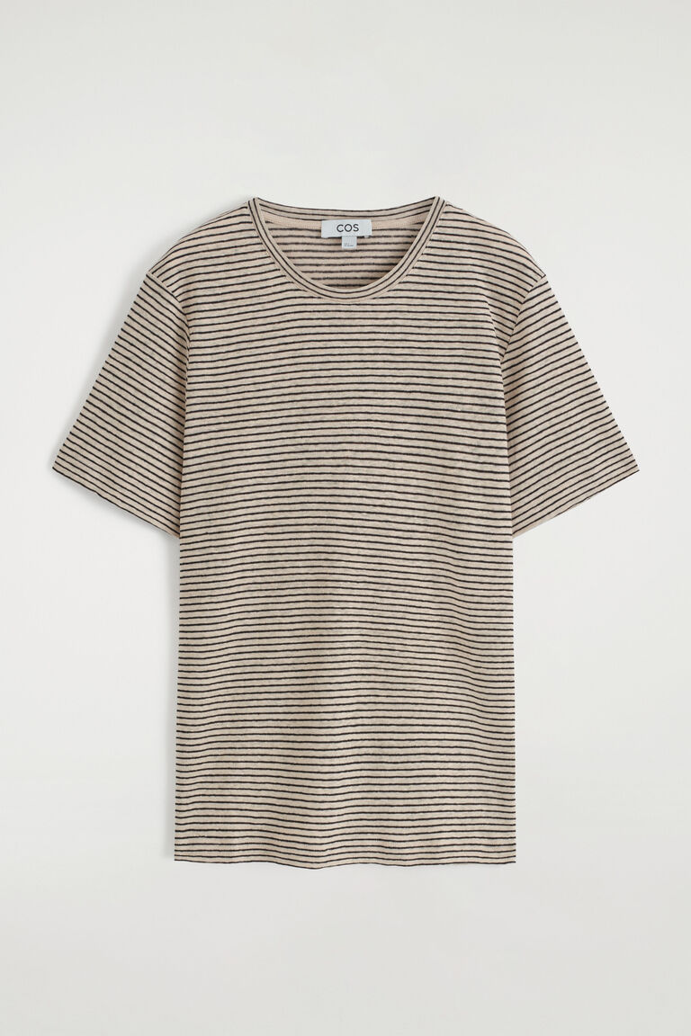 CREW-NECK LINEN T-SHIRT