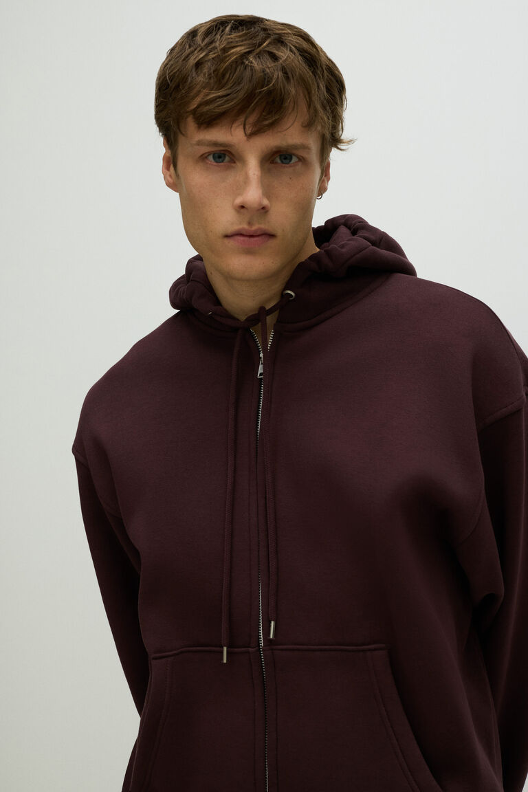 Loose  Fit Zip-through hoodie