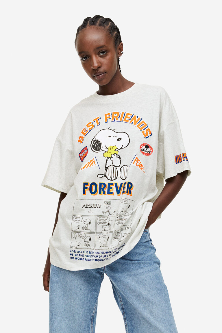 Oversized printed T-shirt