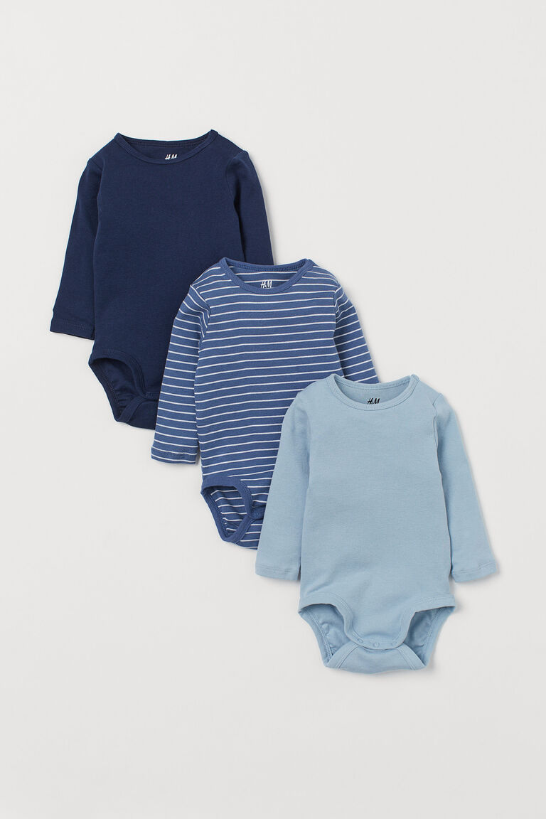 3pack cotton bodysuits
