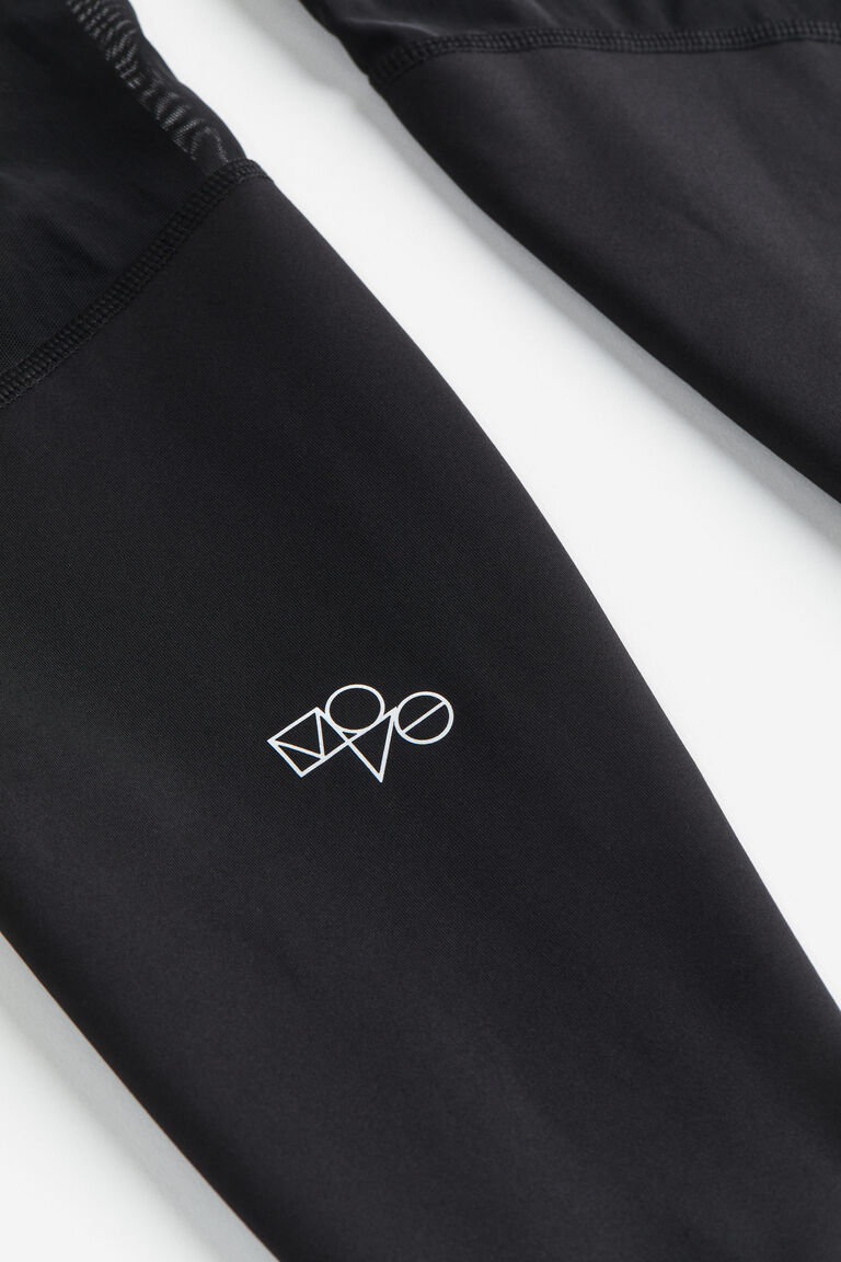 DryMove™ Mesh-detail sports leggings