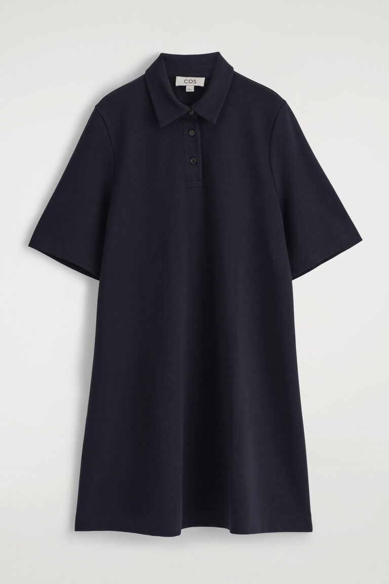 JERSEY POLO MINI DRESS