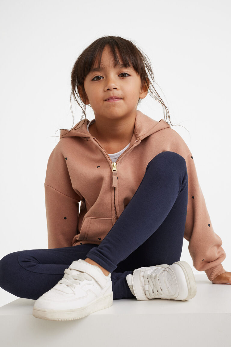 Leggings with brushed inside