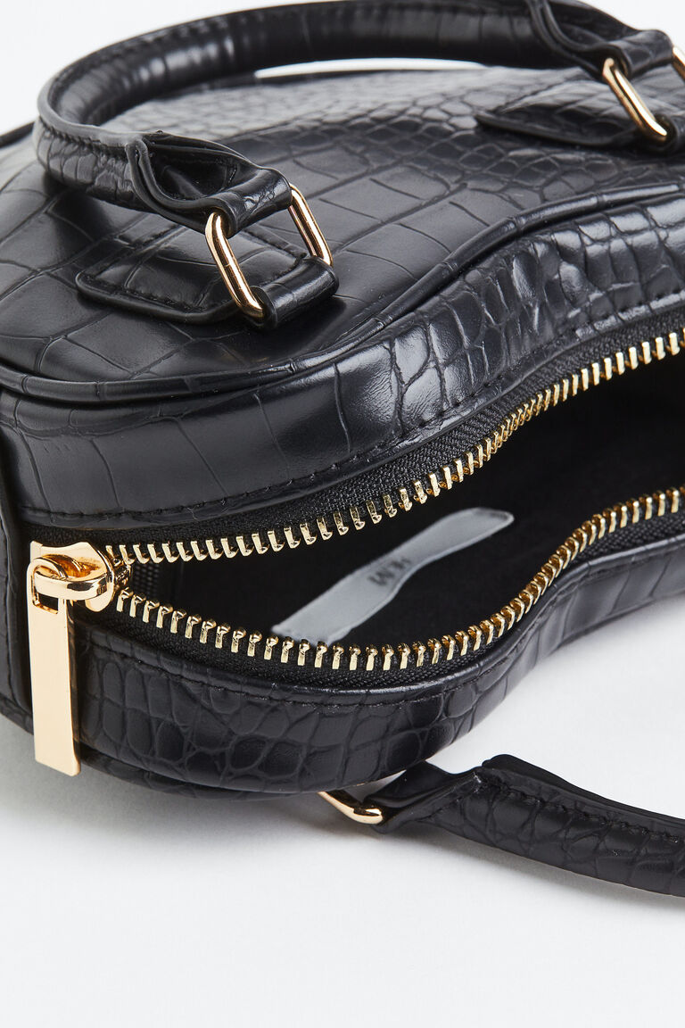 Heart Monogram Shoulder Bag