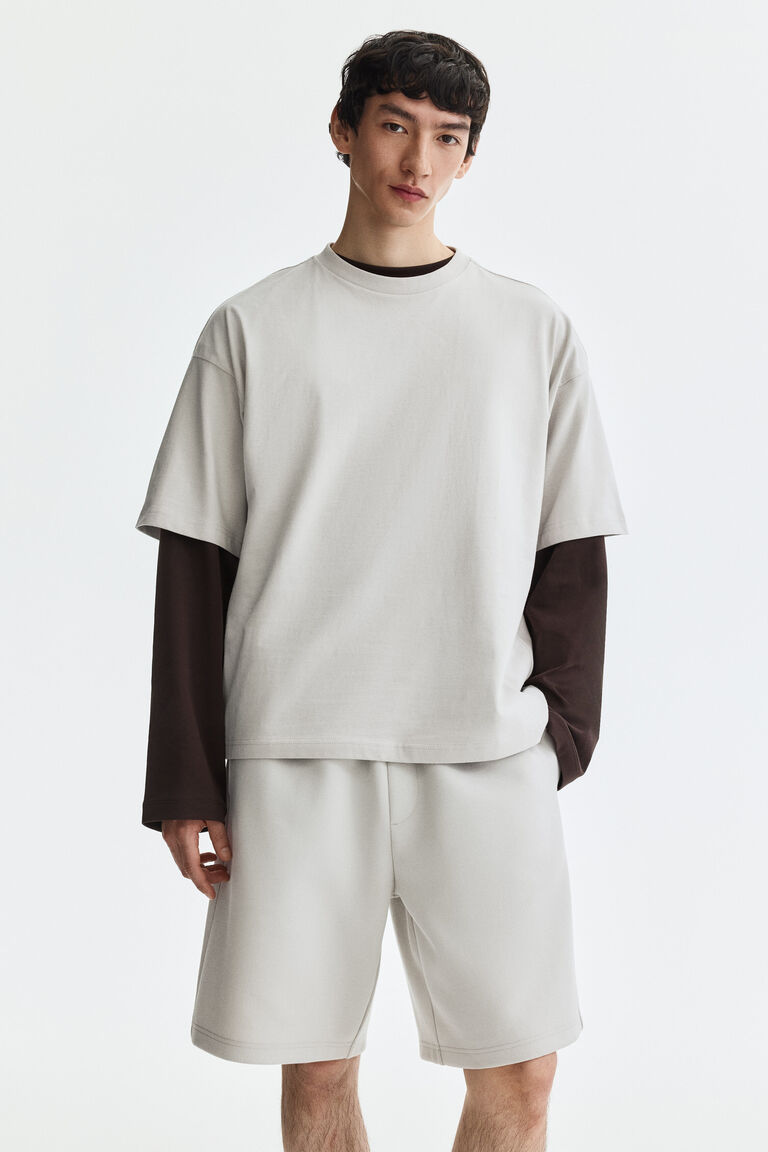 Relaxed Fit Interlock shorts