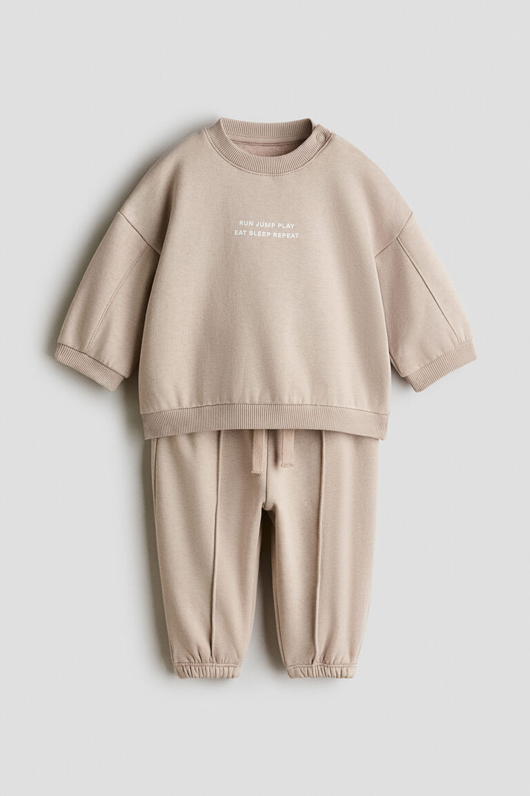 2-piece printed sweatshirt set