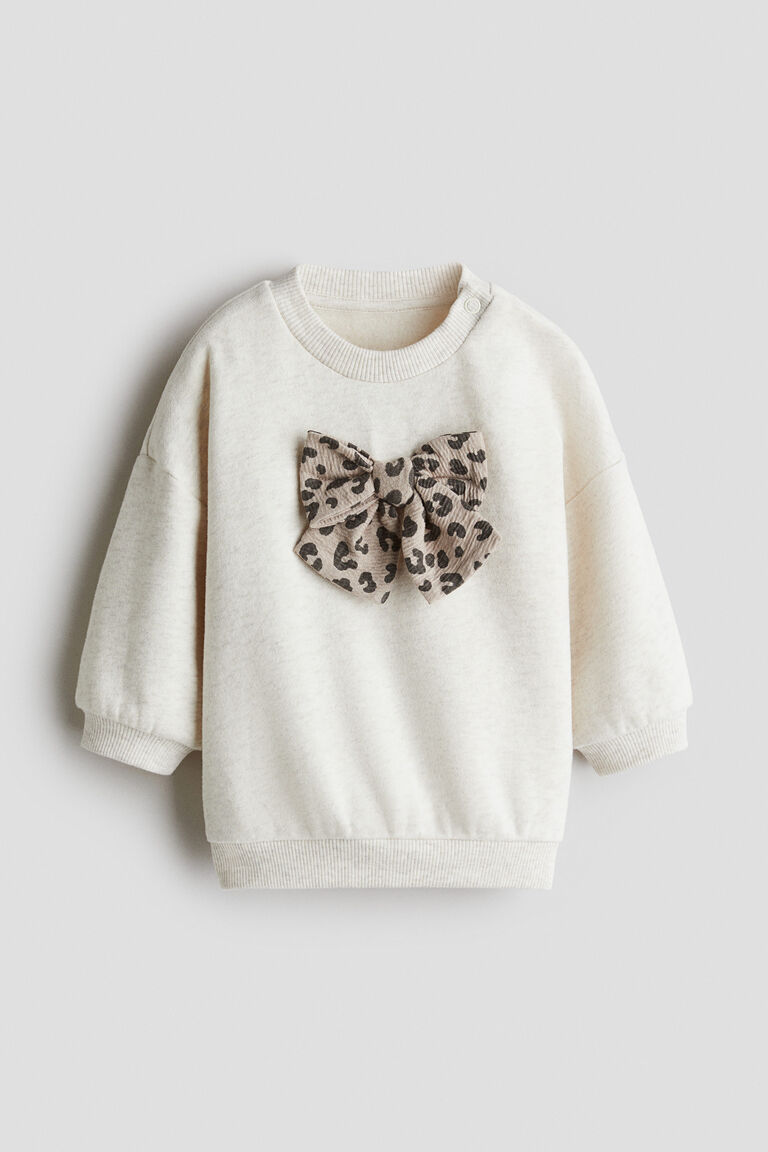 Motif-detail sweatshirt
