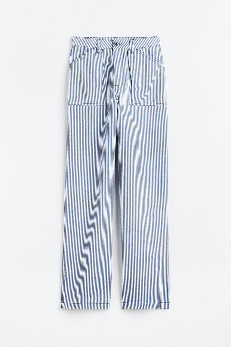 Women's Cotton Twill Cargo Trousers