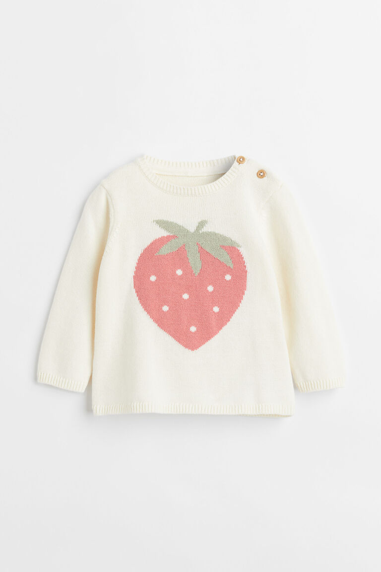 Fineknit cotton jumper