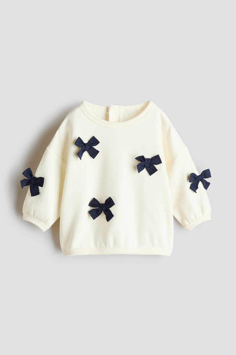 Motif-detail sweatshirt