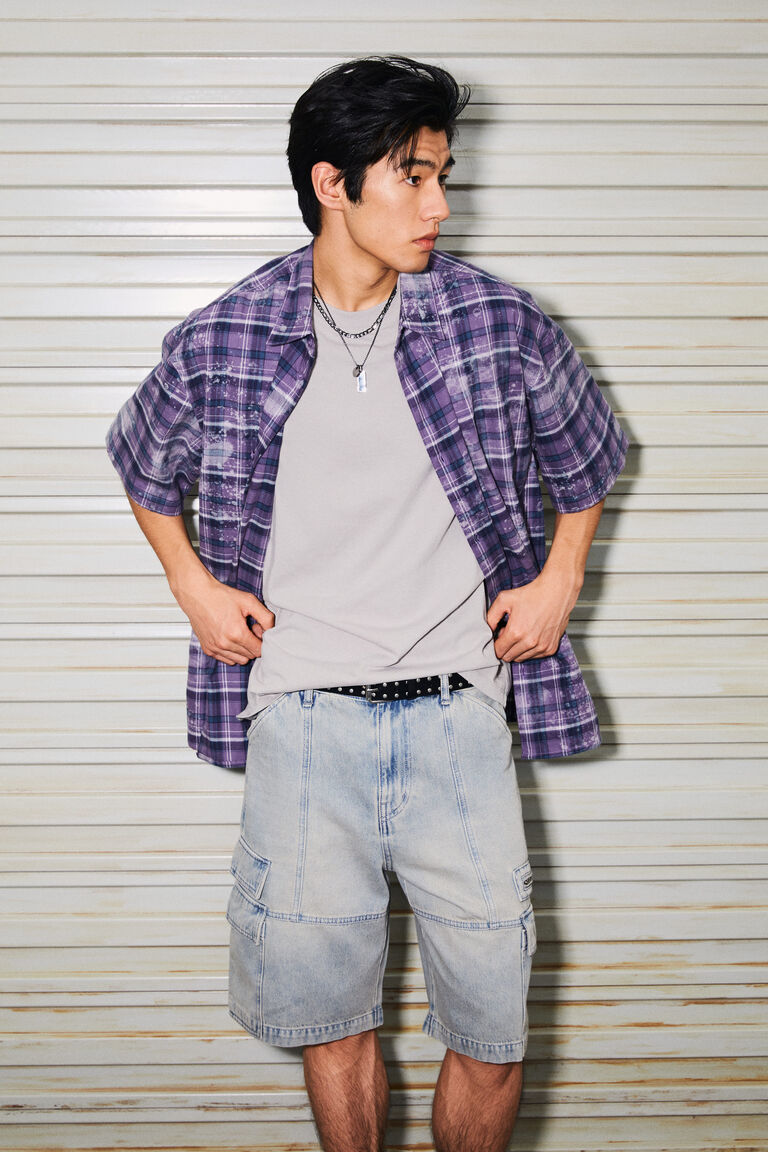 Loose Fit Short-sleeved printed shirt