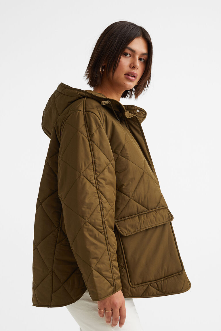 Oversized quilted jacket