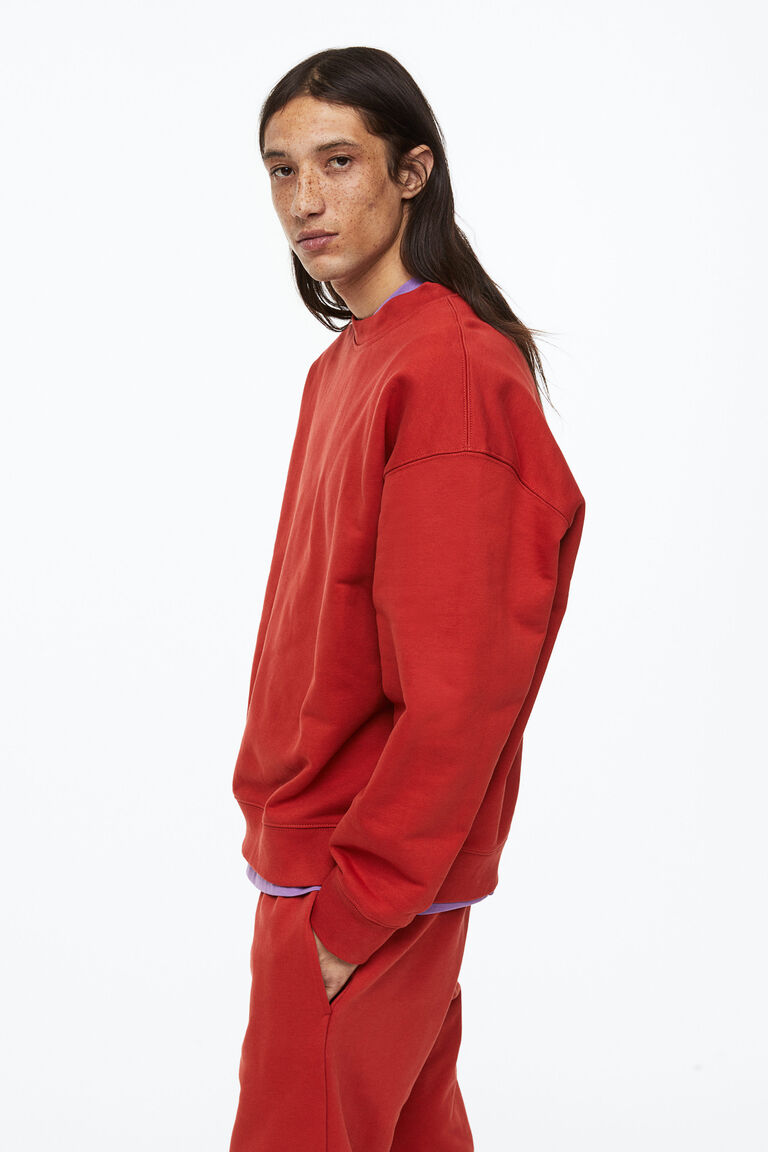 Oversized Fit Cotton sweatshirt