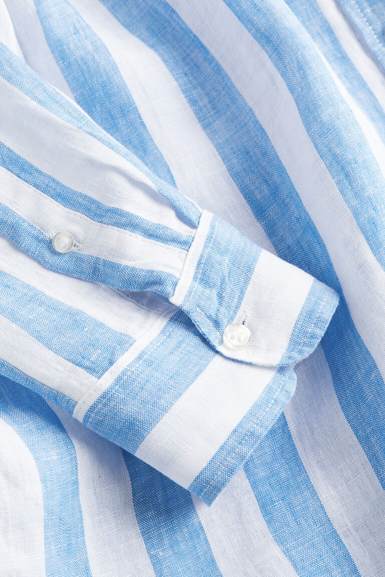 Oversized White Linen Shirt