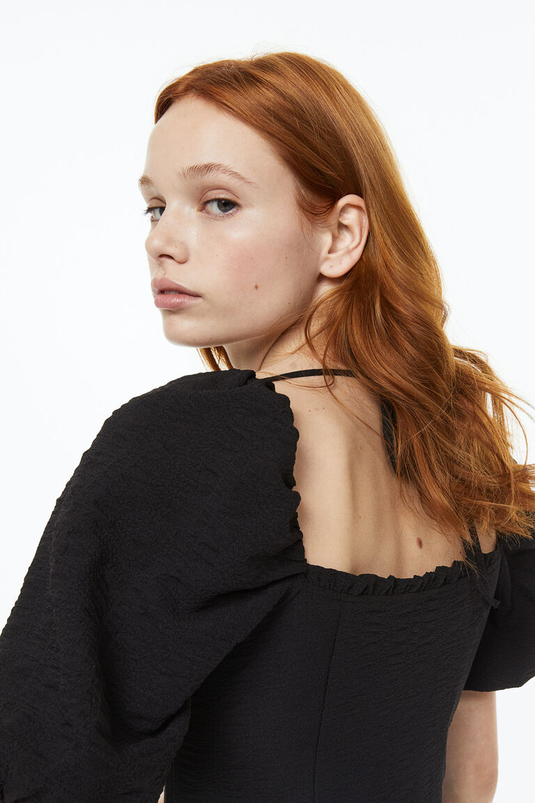 NOM-D Printed crepe dress