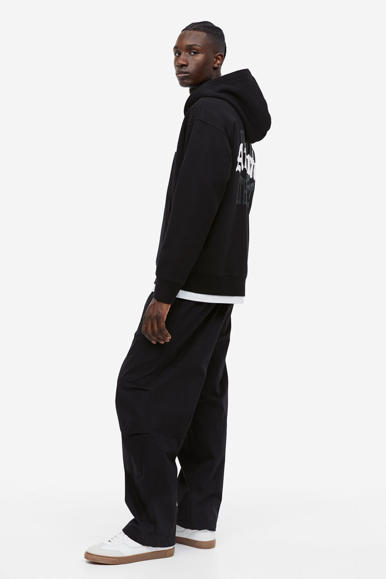 Relaxed Fit Hooded Jacket