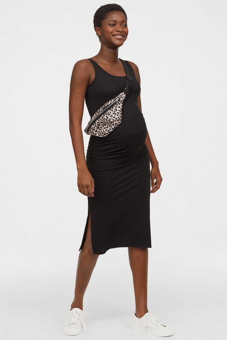 H&m mama ribbed dress Clearance