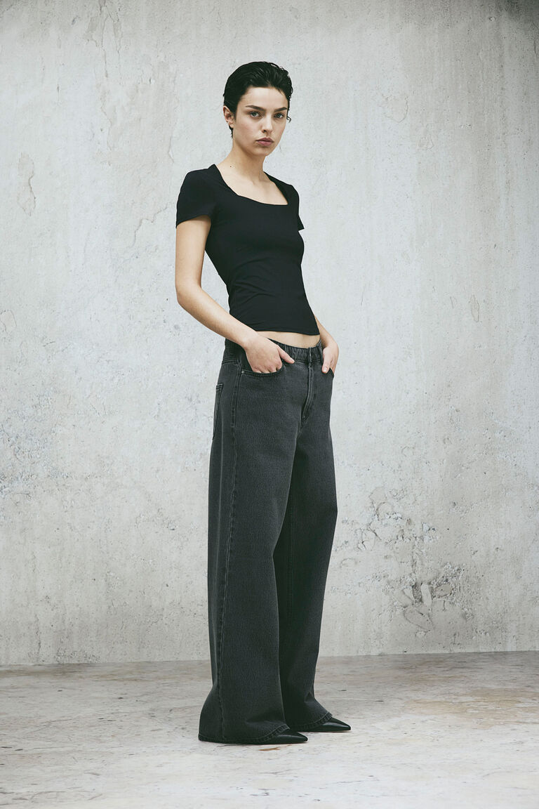 専用！MEER. CREAM PUFF TOP(BLK) 2eea6b866e8155e518315594a69258